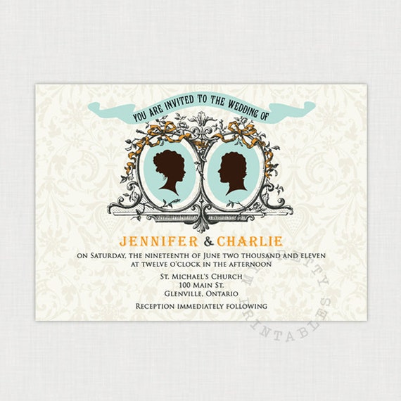 vintage cameo wedding invitations cameo wedding invitation vintage style wedding diy vintage cameo wedding invitations cameo wedding invitation vintage style wedding diy