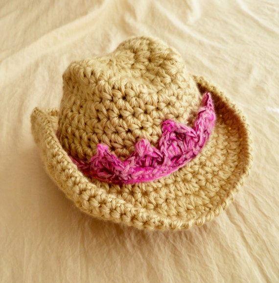 Items similar to Cowboy Hat Baby Cowgirl Hat Baby Girl Hat Western