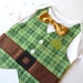 St. Patrick's Day Leprechaun Onesie Vest with Matching Gold Bow Tie