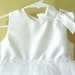 Handmade Beautiful White Flower Girl Dress, Size 2T Available
