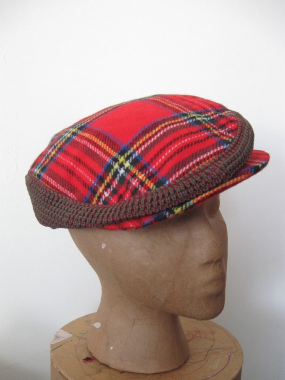 Scottish Tartan Newsboy Cap or Hat one size