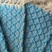 Great Wedding Gift Sky Blue Handwoven Mug Rugs Set of 4