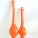 Vintage Orange Bottle Wall Decor