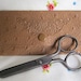 SALE Antique Scissor with Leather Case