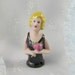 Half Doll Free Shipping Pin Cushion Doll Lovely Lady with Bouquet of Flowers
