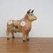 Vintage Flowered Bull Cow Bank