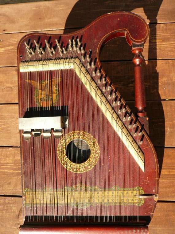 Vintage Wood CHARTOLA Auto Harp