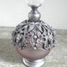 Fancy Pewter Perfume Bottle Circa 1930s