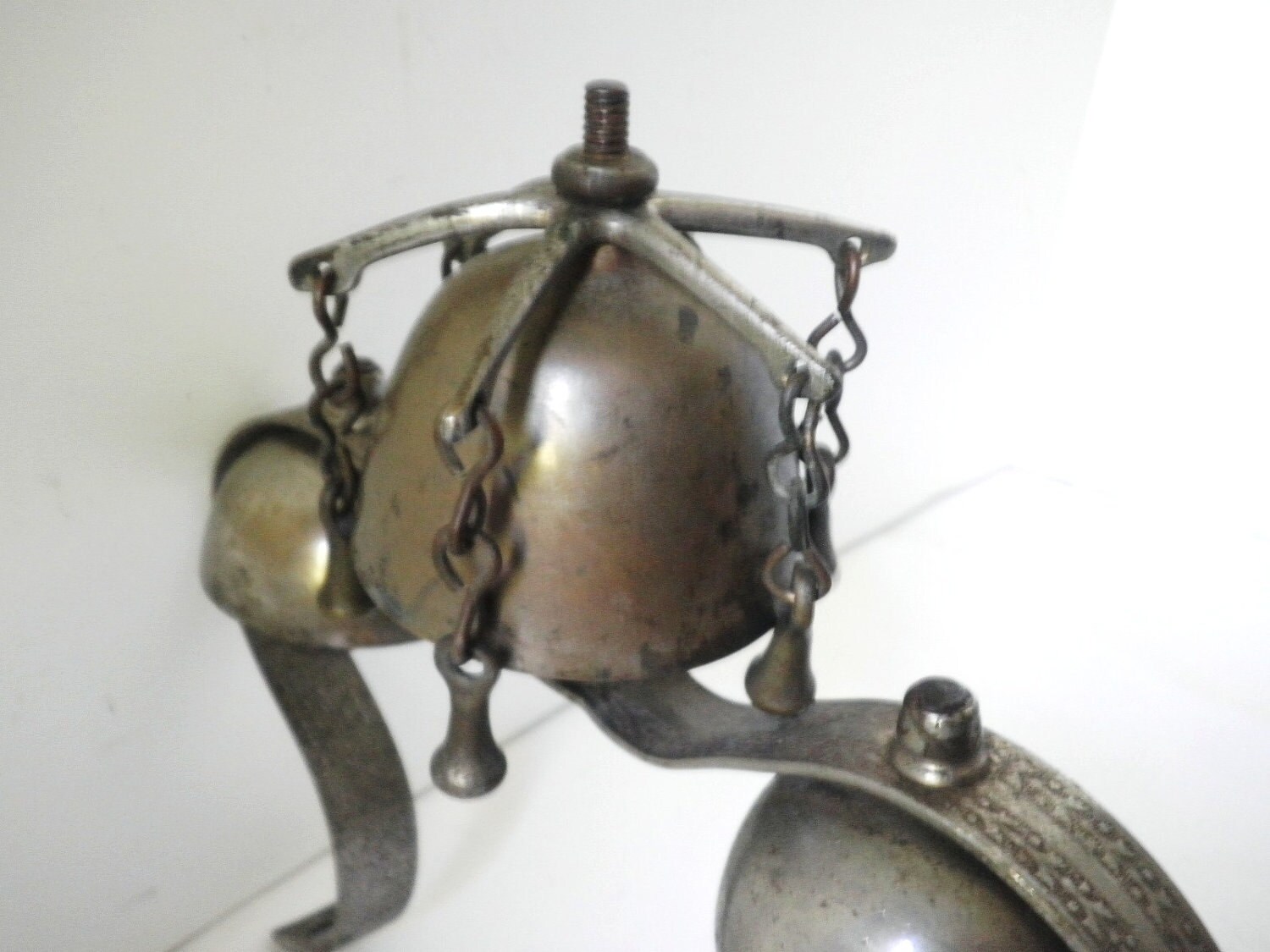 Antique Horse Harness Triple Sleigh Bell circa 1880 s