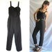 Vintage Black Jumpsuit - Early 90s Jumper size S