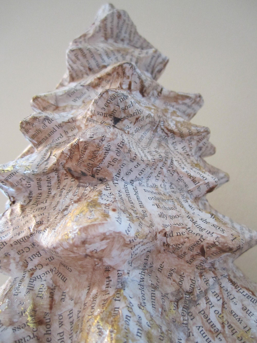 book-page-christmas-tree-shabby-chic-paper-mache-tree-pafa