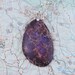 Purple Sea Sediment Jasper Necklace