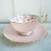 Pink Paragon Tea Cup and Saucer Set - Paragon Teacup and Saucer Set - Fortune Telling Tea Cup Set
