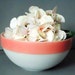 Fire King Pink Colonial Band Bowl - Vintage Fire King Bowl - Fire King Pink Banded Bowl