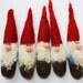 Set of 5 Gnome Ornaments