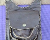 Multipouch leather belt