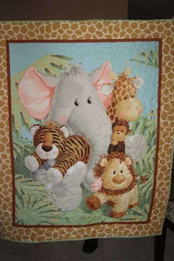 Baby Animals Panel Quilt