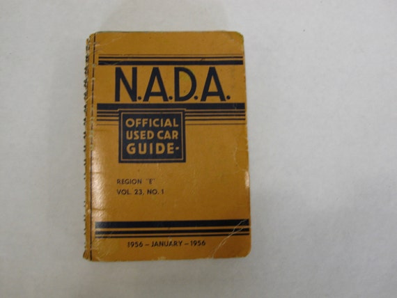 1956 Complete Nada Official Used Car Guide By Moesemporium On Etsy