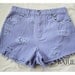 Lovely Heart Studded Pastel Purple Shorts