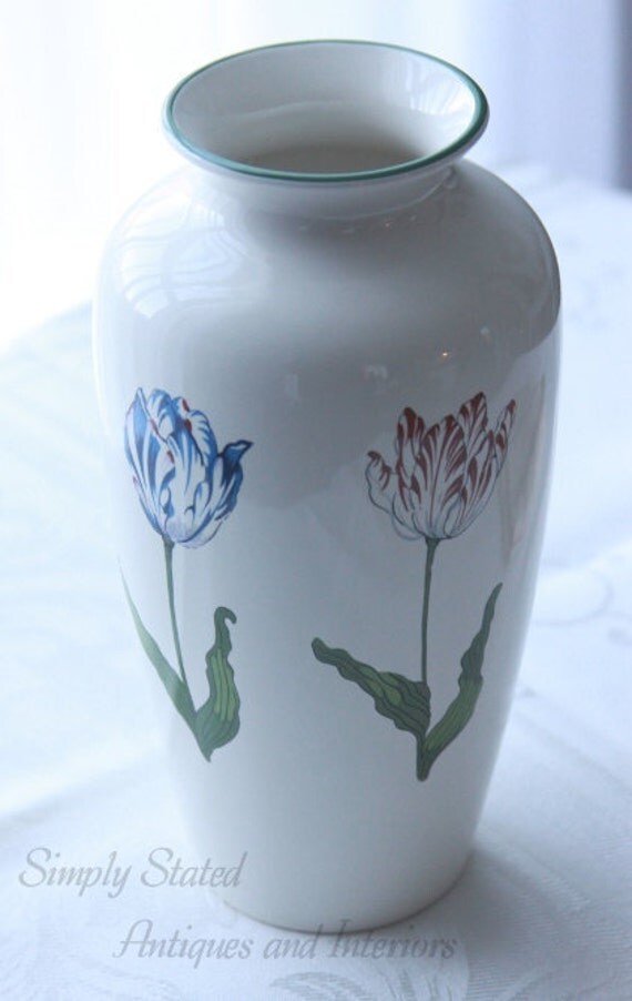Tiffany Tulips porcelain Vase for Tiffany and Co.