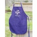 Personalized Kids Apron Purple Butterfly Cute - ENGLISH
