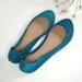 handmade leather ballet flats