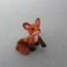 Fox Soft Sculpture Miniature by Marie W. Evans