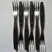 Set of 6 Solingen Germany forks stainless steel NIB mid century modern style