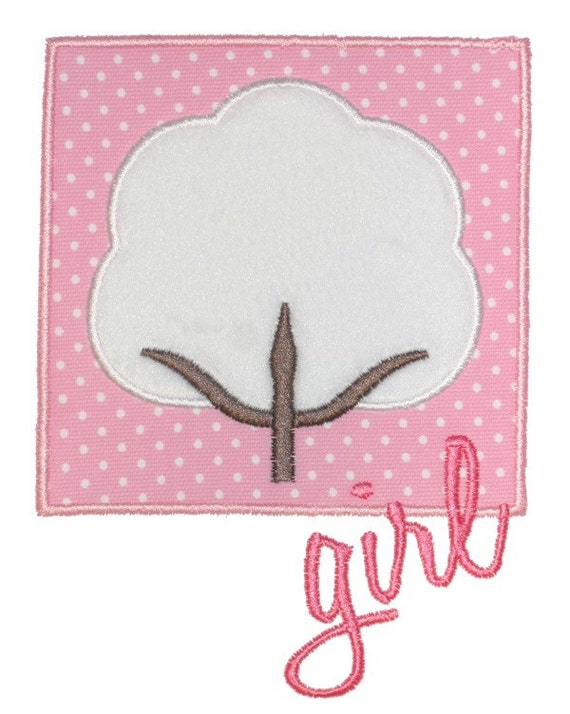 Cotton Applique Design with Patch