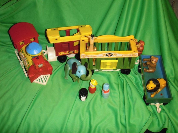 fisher price circus train 1970s