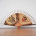 Vintage Spanish Fan, Bullfighting Matador, Lacquered Wood & Cloth