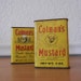 Vintage Spice Tins, Colmans Mustard Tins, Pair of 2