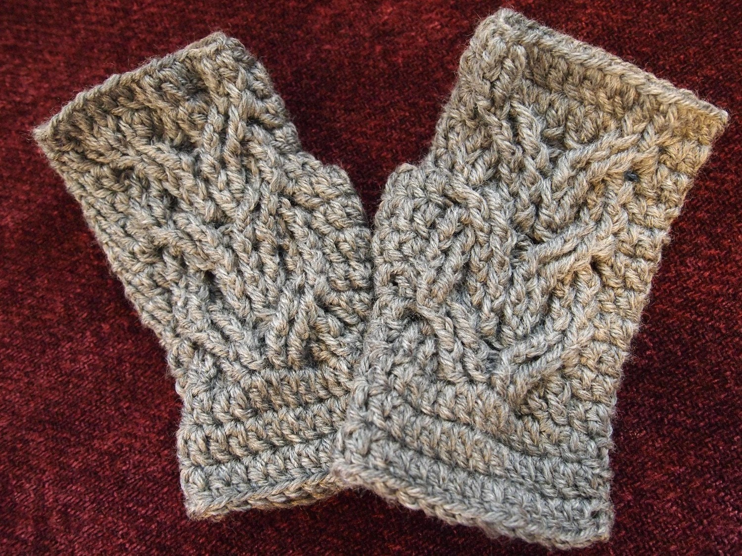 fingerless pattern gloves crochet owl by Gloves Fingerless Crochet Owl DoItYourselfBoutique Pattern