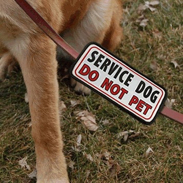 Do Not Pet ! Service Dog On