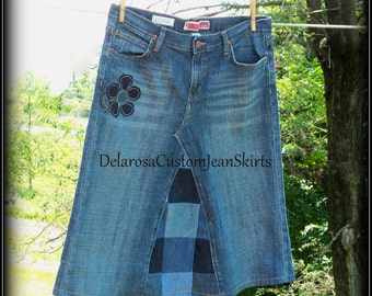 Delarosa Custom Jean Skirts LLC by CustomJeanSkirts on Etsy