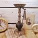 Vintage Metal Silver Candle Holder with Snuffer