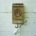 RESERVED for September - Antique Salvaged Wooden Jewelry Holder - Key Hooks - Wall Hooks