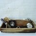 Antique Wooden Tote - Tool Trug - Extra Large - Double Tote - Wedding Centerpiece Display