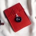 ipod/iphone wallet (Wine Red oxford cotton) - strap not include