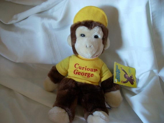 1980 curious george stuffed animal