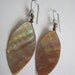 Sale shell leaf earrings