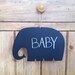 Elephant Chalkboard With Tie Perfect For Spring or Baby Shower Decoration/ Birthday Decoration