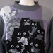 Purple deco kitty sweater