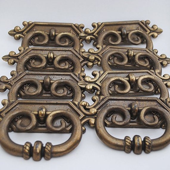 Set of Eight Salvaged Drawer Pulls