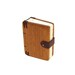 mini mahogany journal - handmade blank wood book woodland rustic natural floral