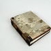 rustic wedding guest book - birch bark personalized custom wood book