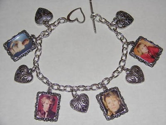 bon jovi photo charm bracelet