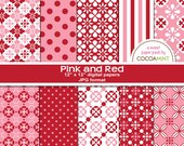 Pink and Red Digital Papers Il_170x135