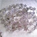 Christmas, Vintage, Garland, Silver, Snowflakes, Home Decor, Plastic, 1970's, 9 feet long