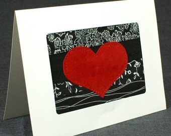Unique 70 Quilted Valentine Card